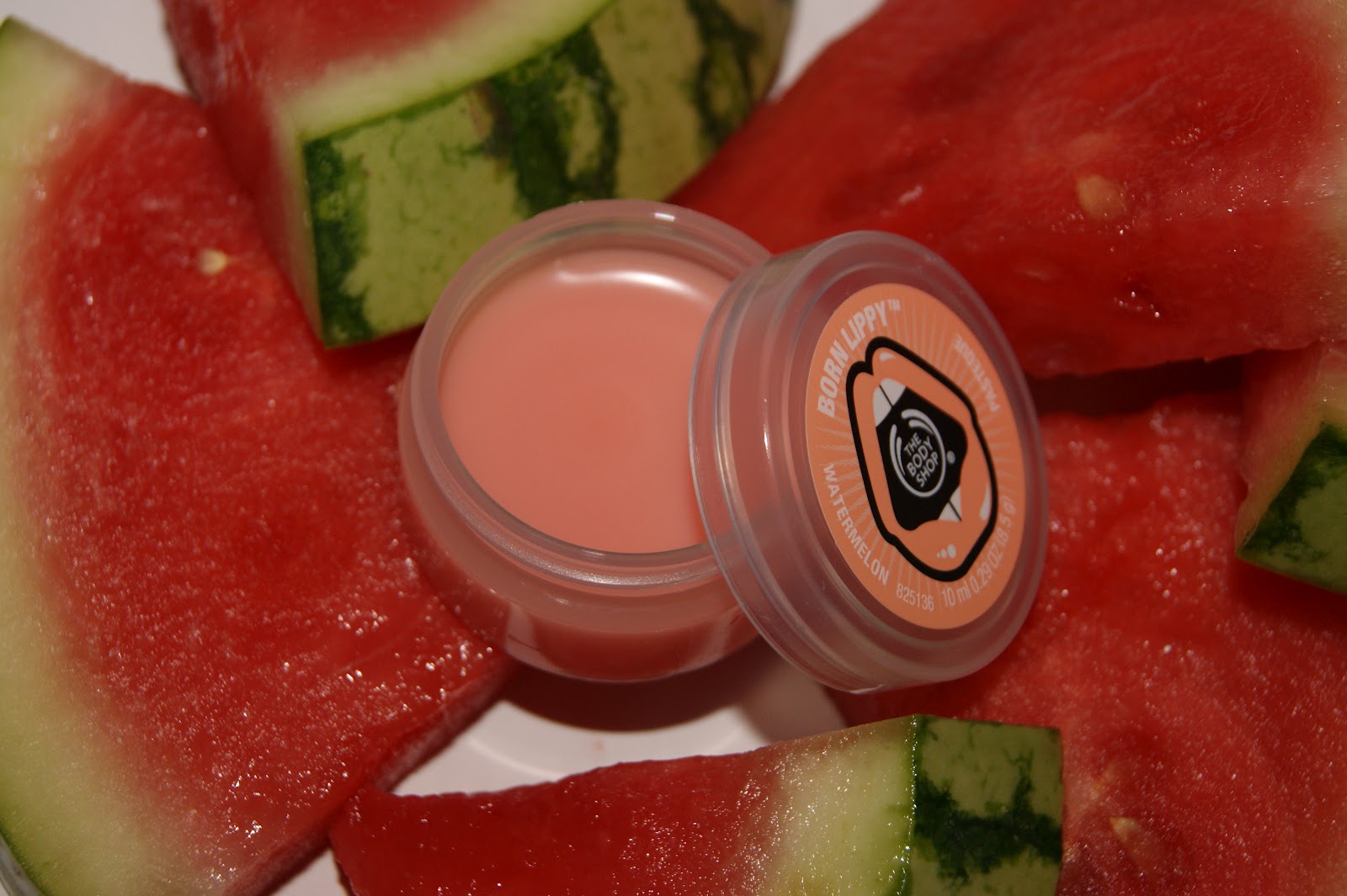 The Body Shop Born Lippy Lip Balm in Watermelon - Review | The Sunday Girl
